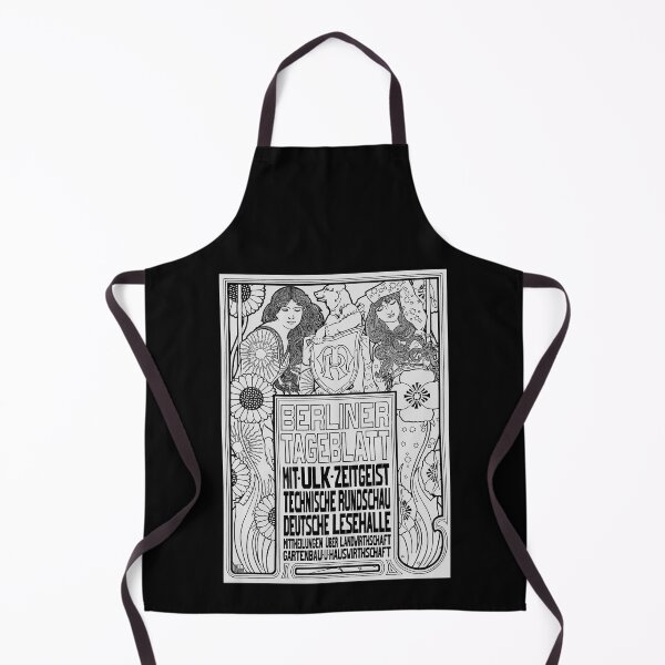 Item preview, Vintage Art Nouveau style German Newspaper cover, Ephraïm Moses Lilien, Berliner Tageblatt designed and sold by Proverbial Wisdom Design.