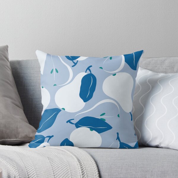 Item preview, Pear on blue, pattern designed and sold by BlueLela.