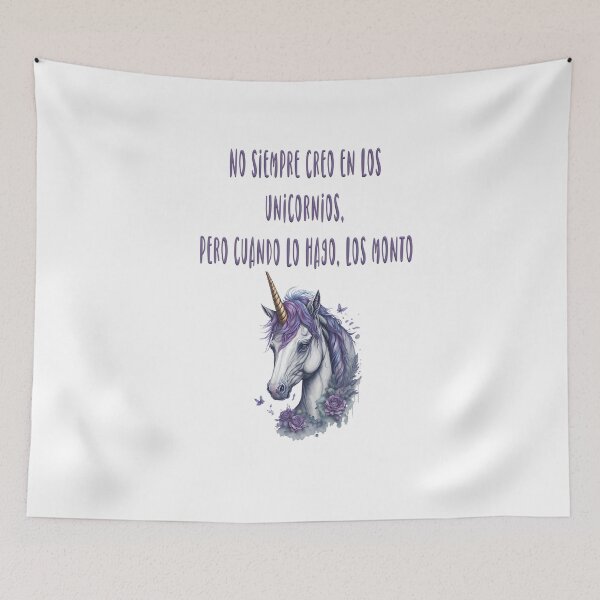 Item preview, No siempre creo en los unicornios, pero cuando lo hago, los monto designed and sold by jkrphoto.