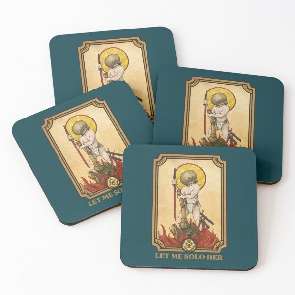 Item preview, LET ME SOLO HER Jar Head Warrior Tarot Card   designed and sold by wizarden45.