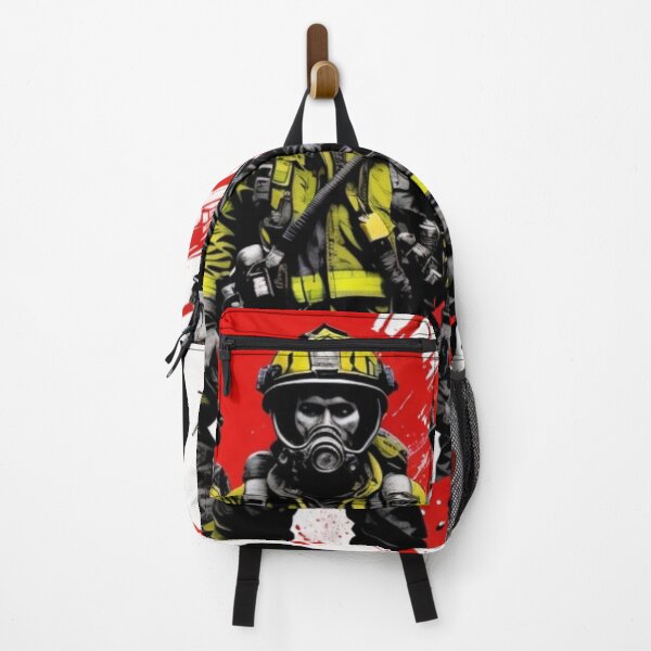 Item preview, Awesome Ink Splatter Artwork of Firefighters in Retro Style designed and sold by Michael Voyler.