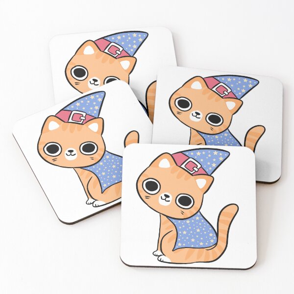 Item preview, Cute cartoon wizard cat  designed and sold by Yarafantasyart.