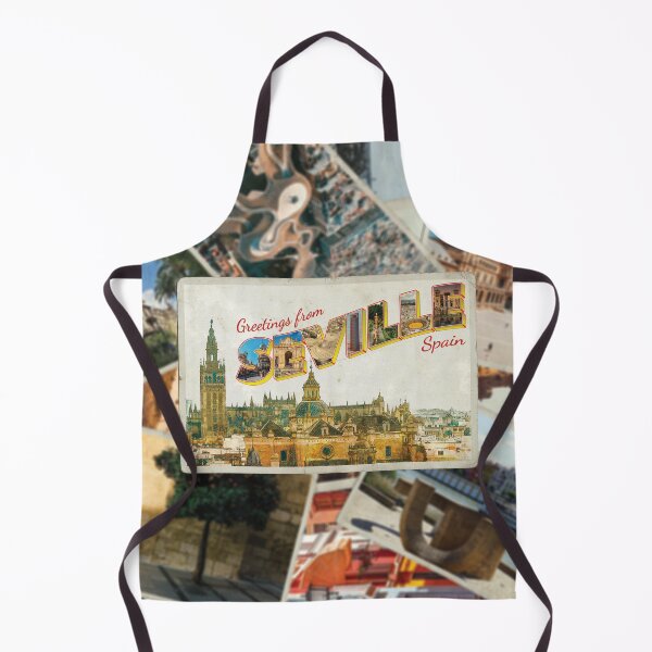 Item preview, Greetings from Seville in Spain Vintage style retro souvenir designed and sold by DeveloperProp0.