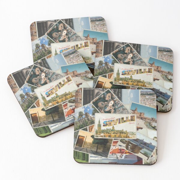 Item preview, Greetings from Seville in Spain Vintage style retro souvenir  designed and sold by DeveloperProp0.