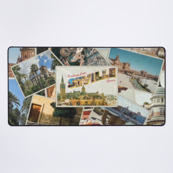 Item preview, Greetings from Seville in Spain Vintage style retro souvenir  designed and sold by DeveloperProp0.