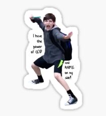 Power of God and Anime Sticker