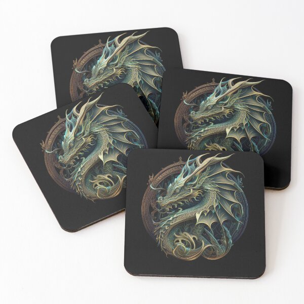 Item preview, Fantasy Golden Medieval Dragon  designed and sold by FantasySoul.