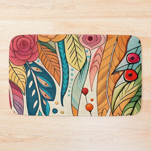 Item preview, Boho Watercolor Flowers Leaf Design designed and sold by Uday24.