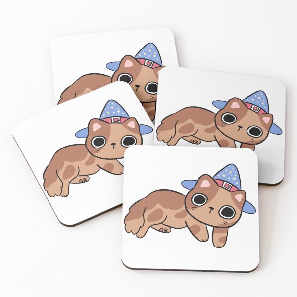 Item preview, Cute cartoon wizard cat  designed and sold by Yarafantasyart.