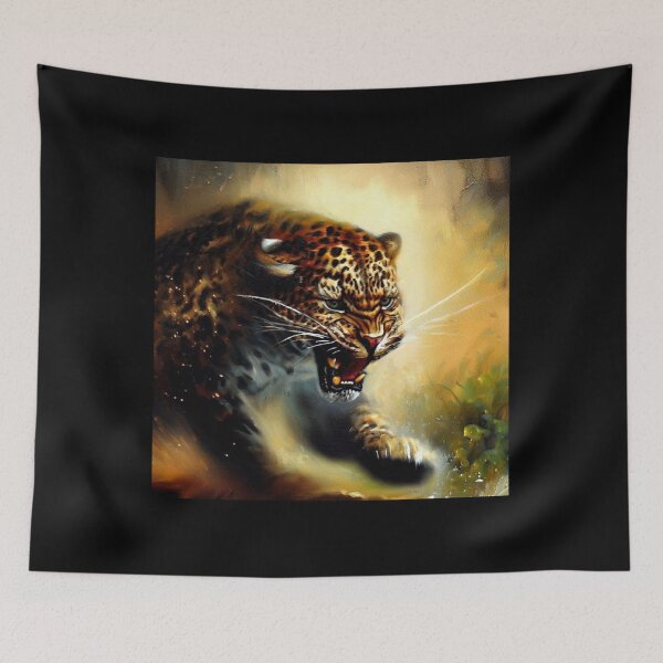 Item preview, Leopard (1) Wild Cat  designed and sold by CrankyOldDude.