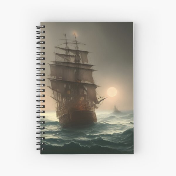 Spanish Galleon Spiral Notebook