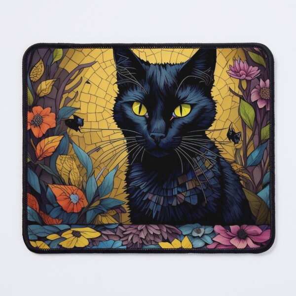 Item preview, Ella the black cat designed and sold by Teafortwot42.