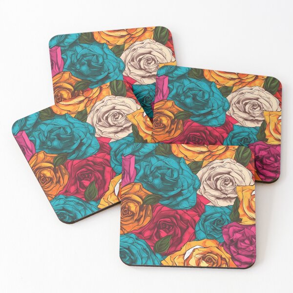 Item preview, Beautiful colorful rose pattern designed and sold by LimitedFuture.
