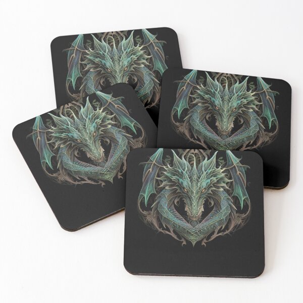 Item preview, Majestic Fantasy Green Dragon  designed and sold by FantasySoul.