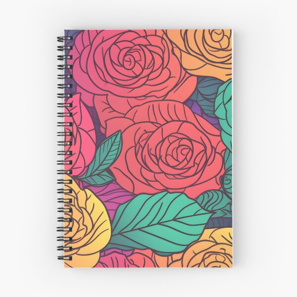 Item preview, Beautiful colorful rose pattern designed and sold by LimitedFuture.