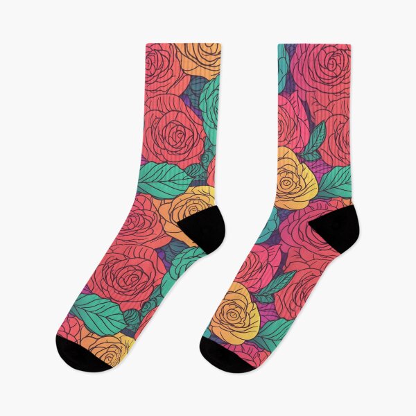 Item preview, Beautiful colorful rose pattern designed and sold by LimitedFuture.