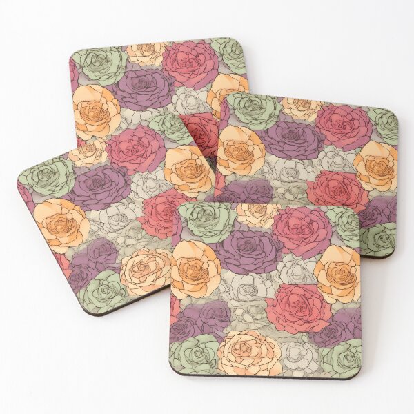 Item preview, Beautiful colorful rose pattern designed and sold by LimitedFuture.