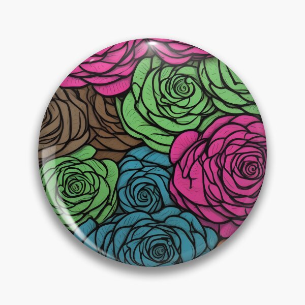 Item preview, Beautiful colorful rose pattern designed and sold by LimitedFuture.
