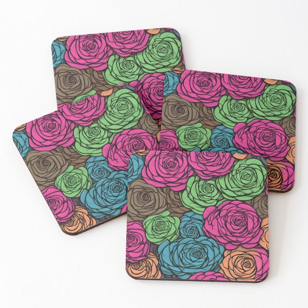 Item preview, Beautiful colorful rose pattern designed and sold by LimitedFuture.