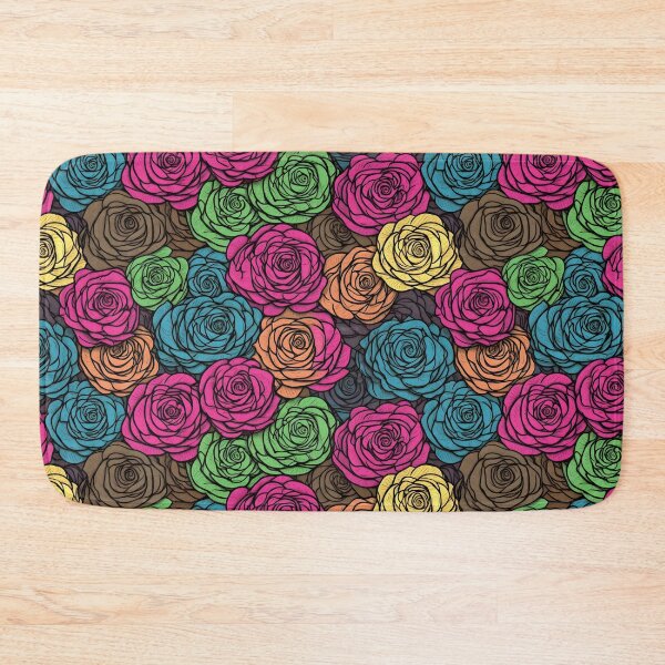 Item preview, Beautiful colorful rose pattern designed and sold by LimitedFuture.