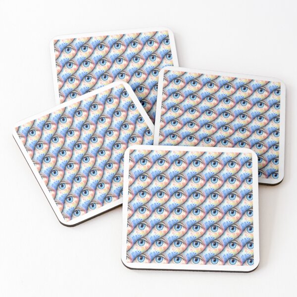 Item preview, Blue Eye Watercolor Wavy Pattern designed and sold by Aaron2610.