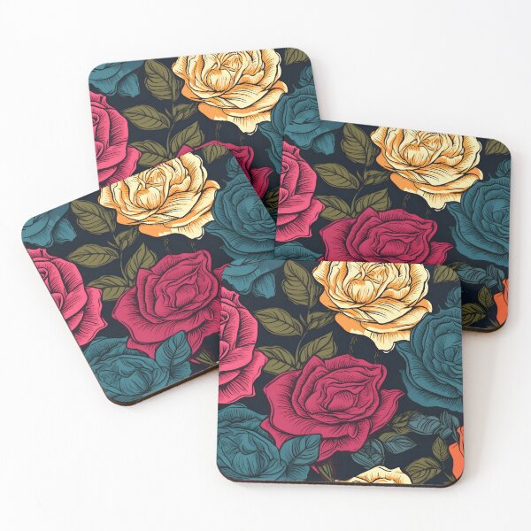 Item preview, Beautiful colorful rose pattern designed and sold by LimitedFuture.