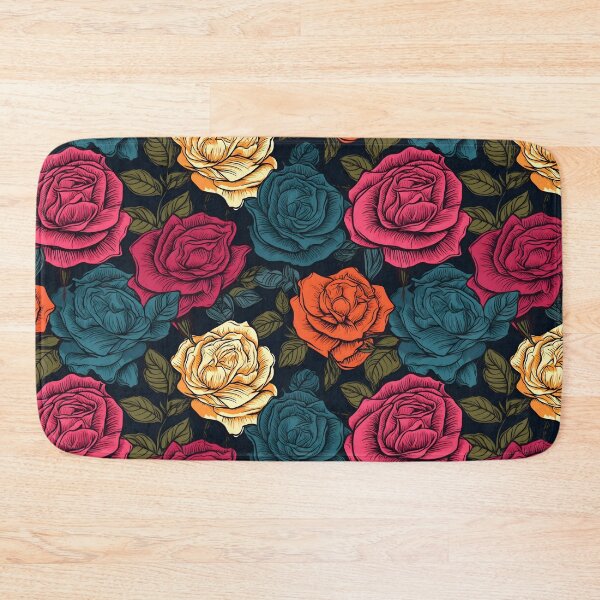 Item preview, Beautiful colorful rose pattern designed and sold by LimitedFuture.