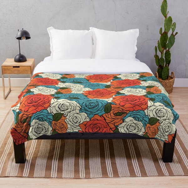 Item preview, Beautiful colorful rose pattern designed and sold by LimitedFuture.