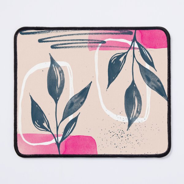 Item preview, Abstract Branches in Hot Pink and Dark Blue Watercolor designed and sold by gamboling.