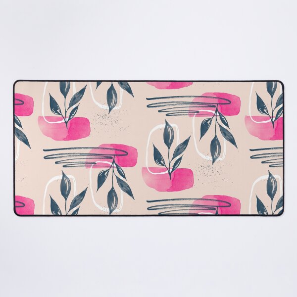 Item preview, Abstract Branches in Hot Pink and Dark Blue Watercolor designed and sold by gamboling.