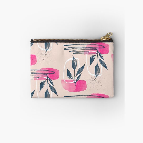 Item preview, Abstract Branches in Hot Pink and Dark Blue Watercolor designed and sold by gamboling.