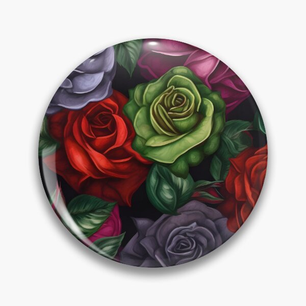 Item preview, Beautiful colorful rose pattern designed and sold by LimitedFuture.