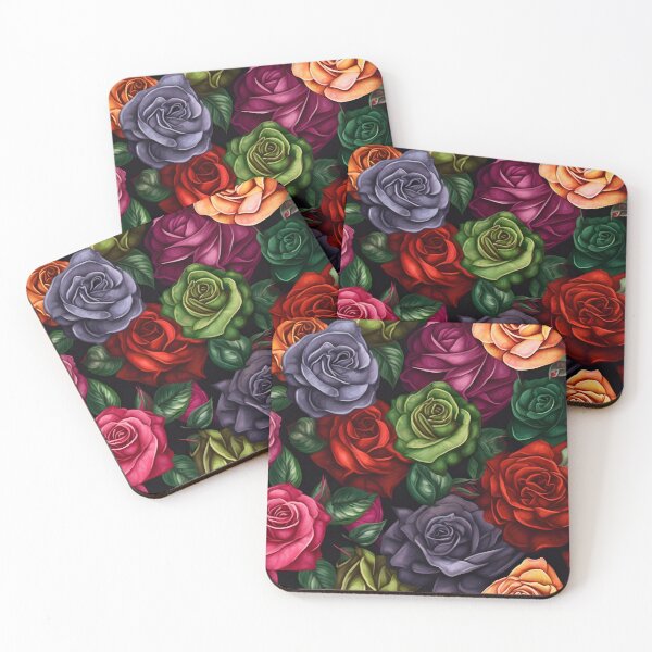 Item preview, Beautiful colorful rose pattern designed and sold by LimitedFuture.
