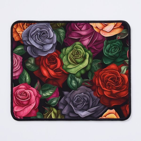 Item preview, Beautiful colorful rose pattern designed and sold by LimitedFuture.