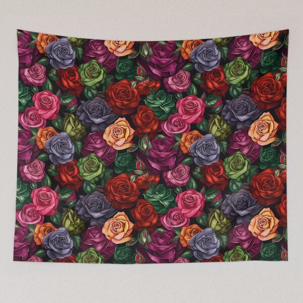 Item preview, Beautiful colorful rose pattern designed and sold by LimitedFuture.
