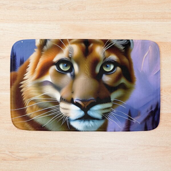 Aperçu de l'œuvre Mountain Lion, empâtement, Ai Generated Art créée et vendue par ACC .