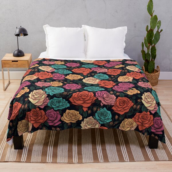 Item preview, Beautiful colorful rose pattern designed and sold by LimitedFuture.