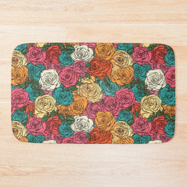 Item preview, Beautiful colorful rose pattern designed and sold by LimitedFuture.