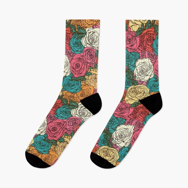 Item preview, Beautiful colorful rose pattern designed and sold by LimitedFuture.