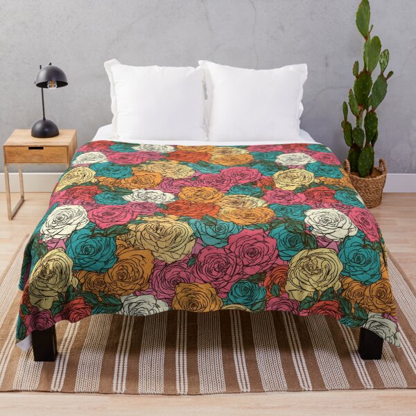 Item preview, Beautiful colorful rose pattern designed and sold by LimitedFuture.