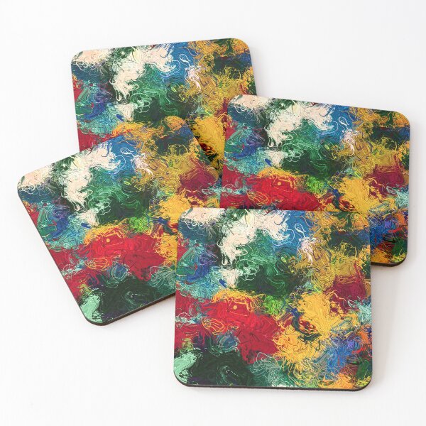 Item preview, Vibrant Multi-Coloured Abstract Art designed and sold by Trevor Hirst.