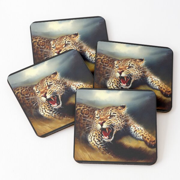 Item preview, Leopard (2) Wild Cat  designed and sold by CrankyOldDude.