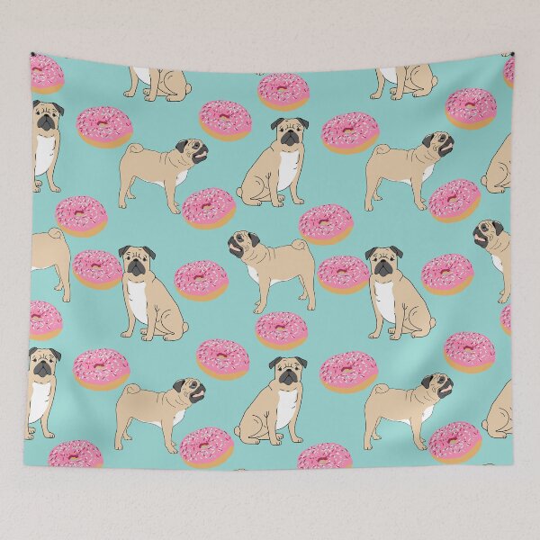 Item preview, Pug lover food dog breed gifts pure breed pugs donuts doughnuts designed and sold by PetFriendly.