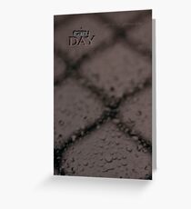 stuck inside on a rainy day... Greeting Card