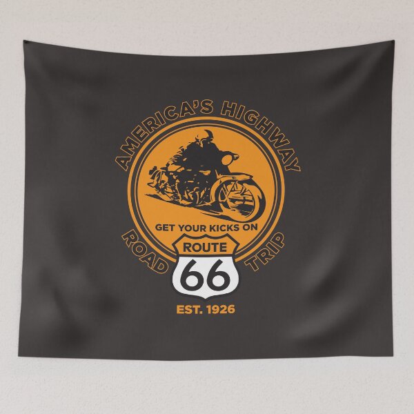 Item preview, Route 66 Motorcycle  designed and sold by WallGarden.