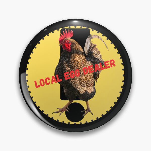 Item preview, Local Egg Dealer Cock Fight  designed and sold by AgnesMBrae.