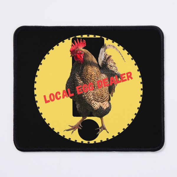 Item preview, Local Egg Dealer Cock Fight designed and sold by AgnesMBrae.