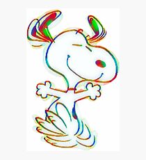 Colorful Snoopy Photographic Print