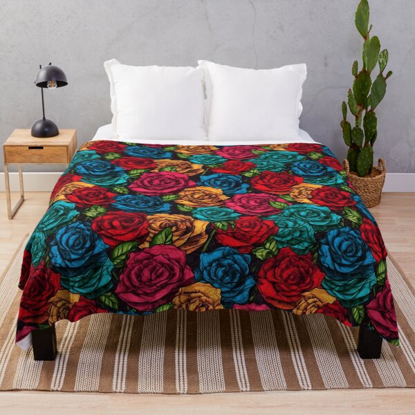Item preview, Beautiful colorful rose pattern designed and sold by LimitedFuture.