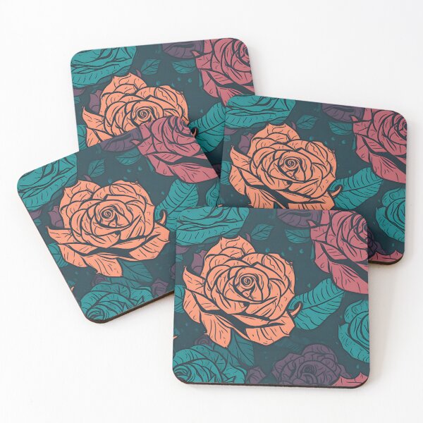 Item preview, Beautiful colorful rose pattern designed and sold by LimitedFuture.